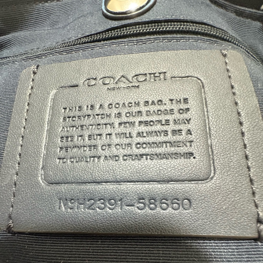 Coach Derby Tote Bag (Silver/Mist) H2391-58660 - Picture 12 of 13